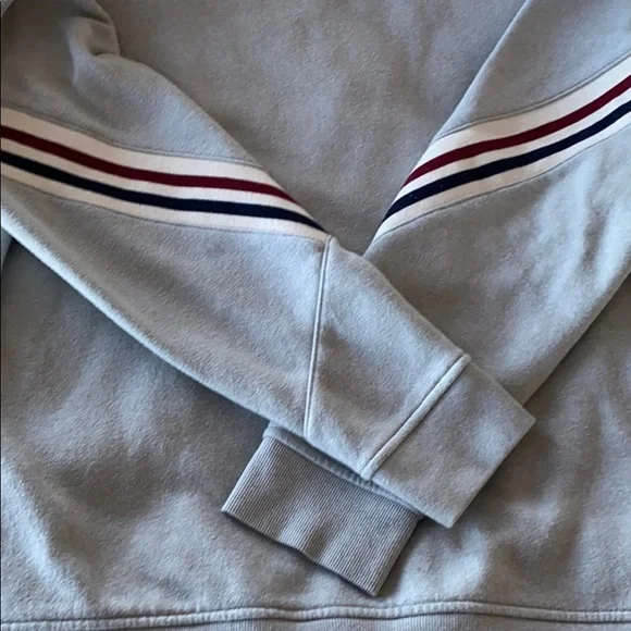 Original Use | Grey Crew Sweatshirt w/stripes, S - Picture 3 of 7